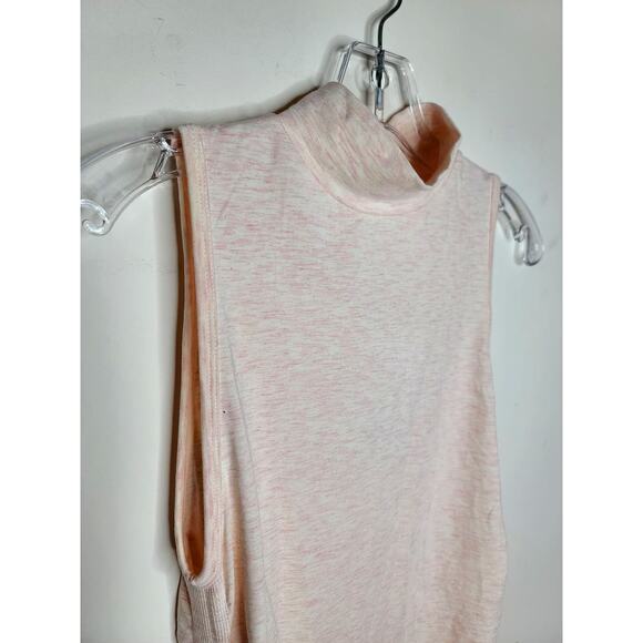 NWT Fabletics Kathie sleeveless high neck mock neck ruched tank top - SMALL - Picture 2 of 6